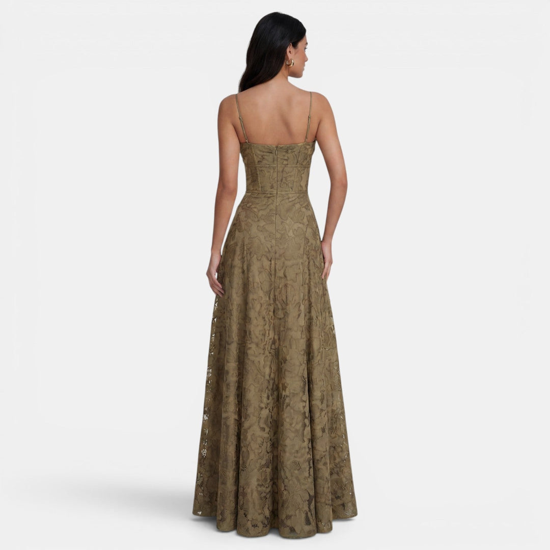Vestido Mujer Ajustado Sin Espalda con Lazos
