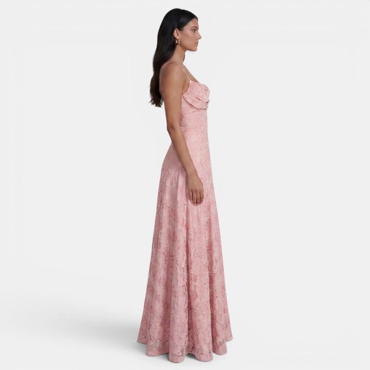 Vestido Mujer Ajustado Sin Espalda con Lazos