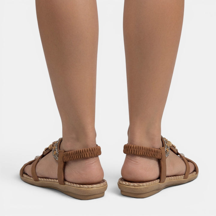 Sandalias Planas Talla Grande