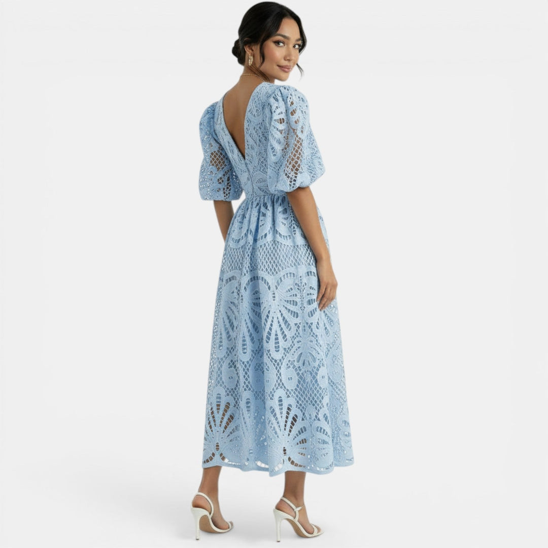 Vestido Encaje Elegante Mujer