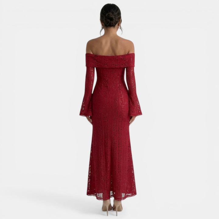 Vestido Maxi Encaje Mujer