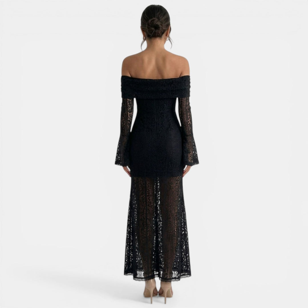 Vestido Maxi Encaje Mujer