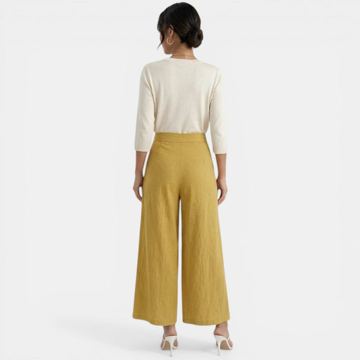 Pantalones Lino Mujer Elegantes