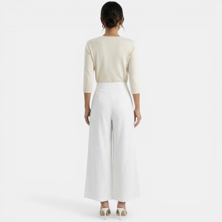 Pantalones Lino Mujer Elegantes