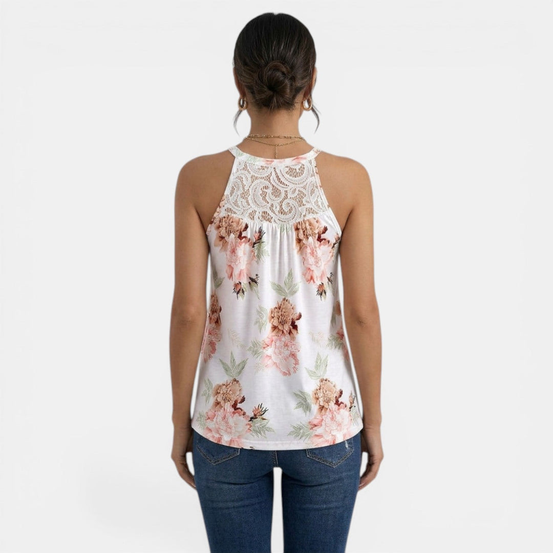 Mujer Verano Cuello Cuadrado Plisado
