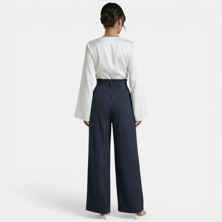 Pantalón Baggy Rayas Mujer