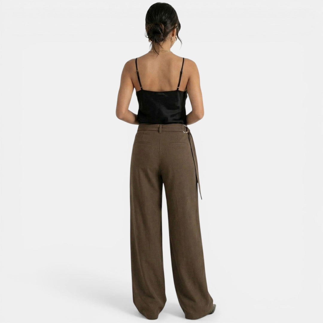 Pantalón Mujer Elegante Fluido