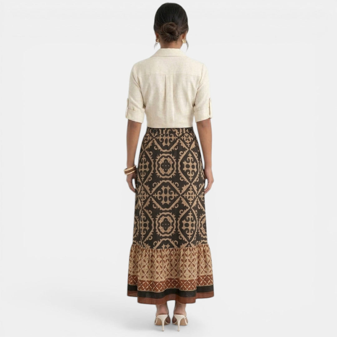 Falda Larga Verano Mujer