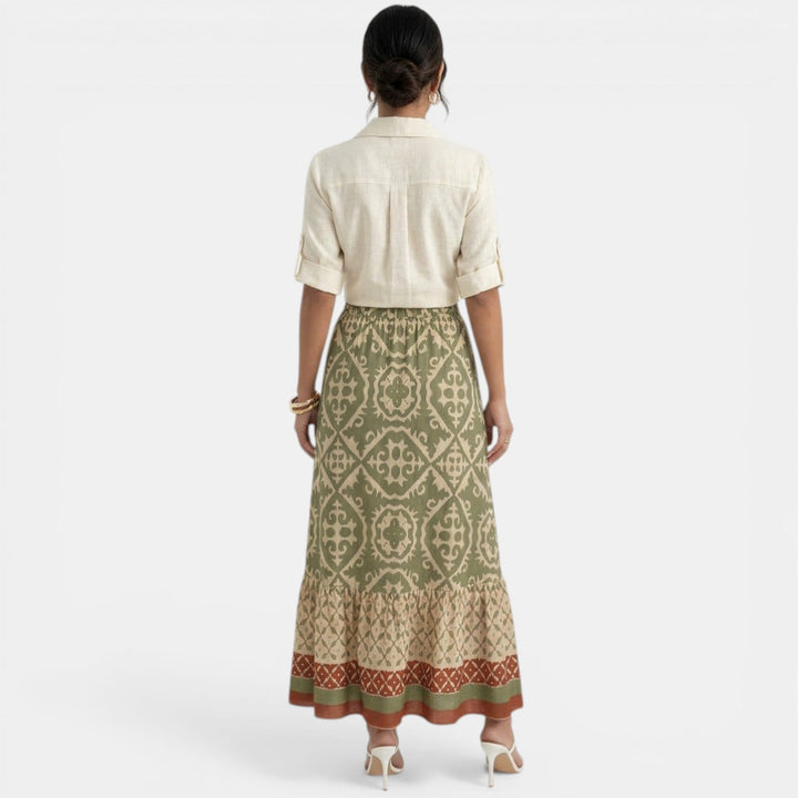 Falda Larga Verano Mujer