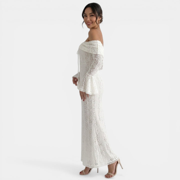 Vestido Maxi Encaje Mujer