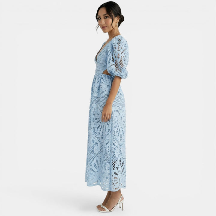 Vestido Encaje Elegante Mujer