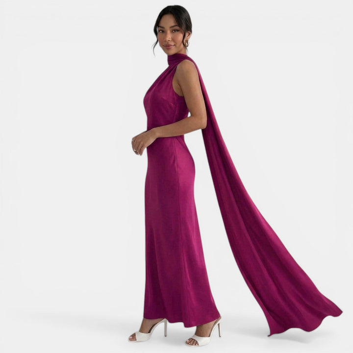 Vestido Maxi Halter Mujer