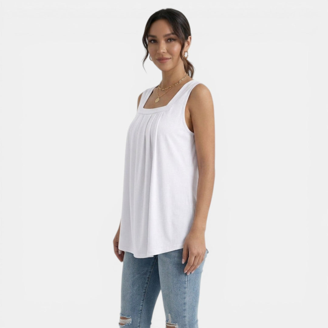 Top Mujer Verano Cuello Cuadrado