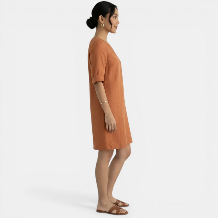 Vestido Verano Lino Mujer