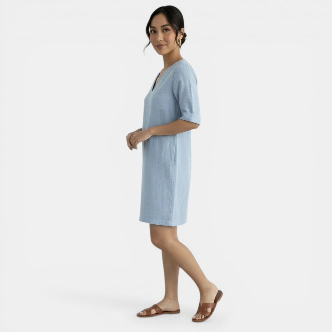 Vestido Verano Lino Mujer