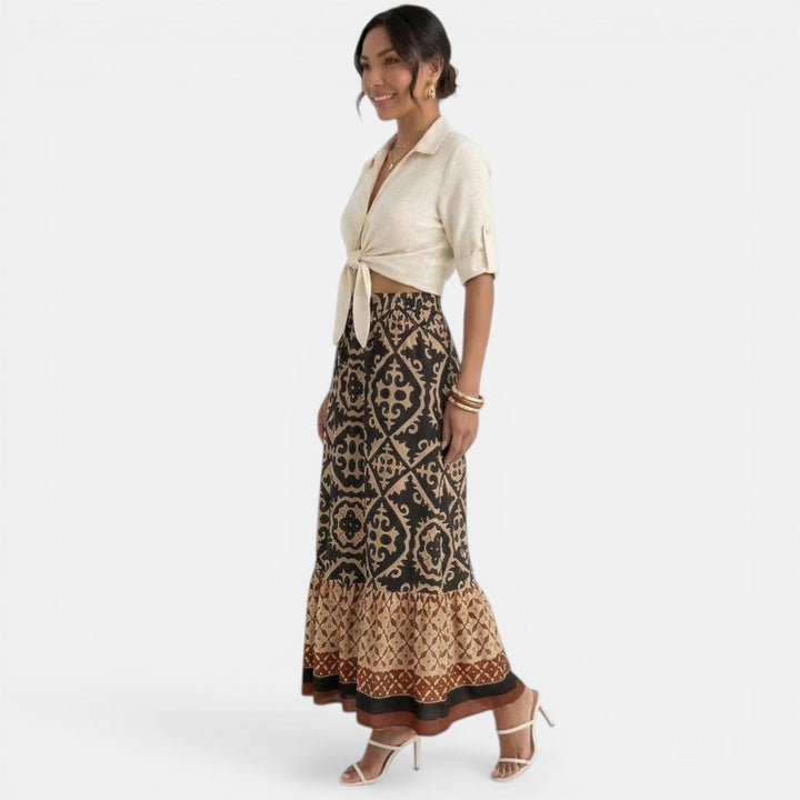 Falda Larga Verano Mujer
