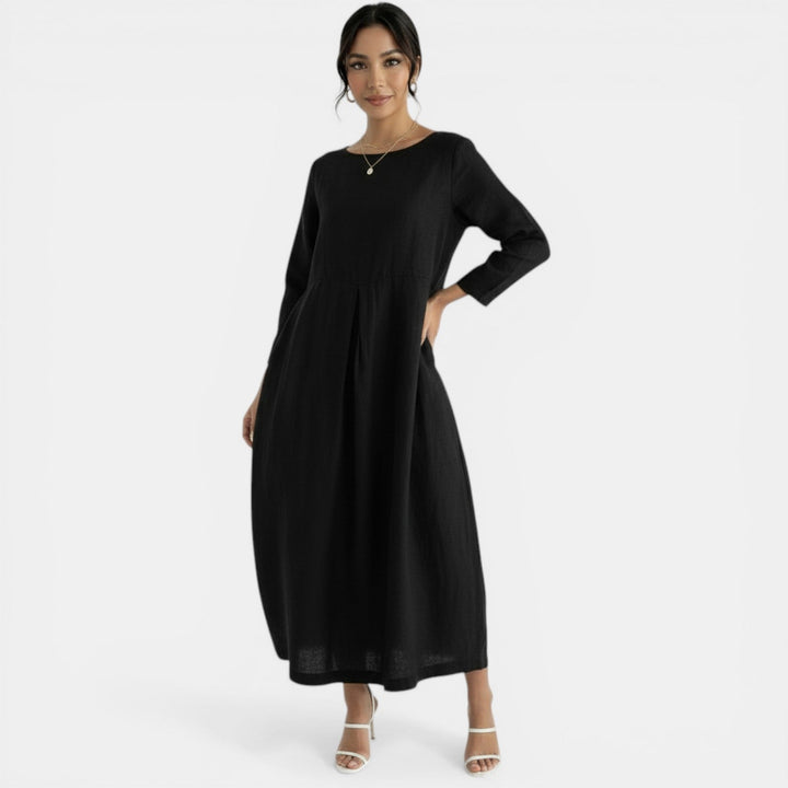 Vestido Largo Lino Mujer Verano