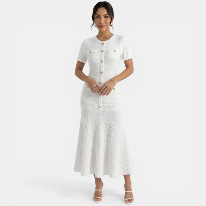 Vestido Midi Elegante Mujer