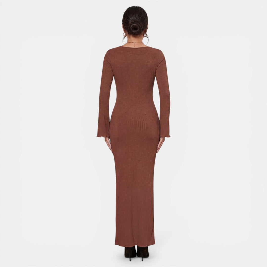 Vestido Maxi Moldeador Mujer Doble Capa