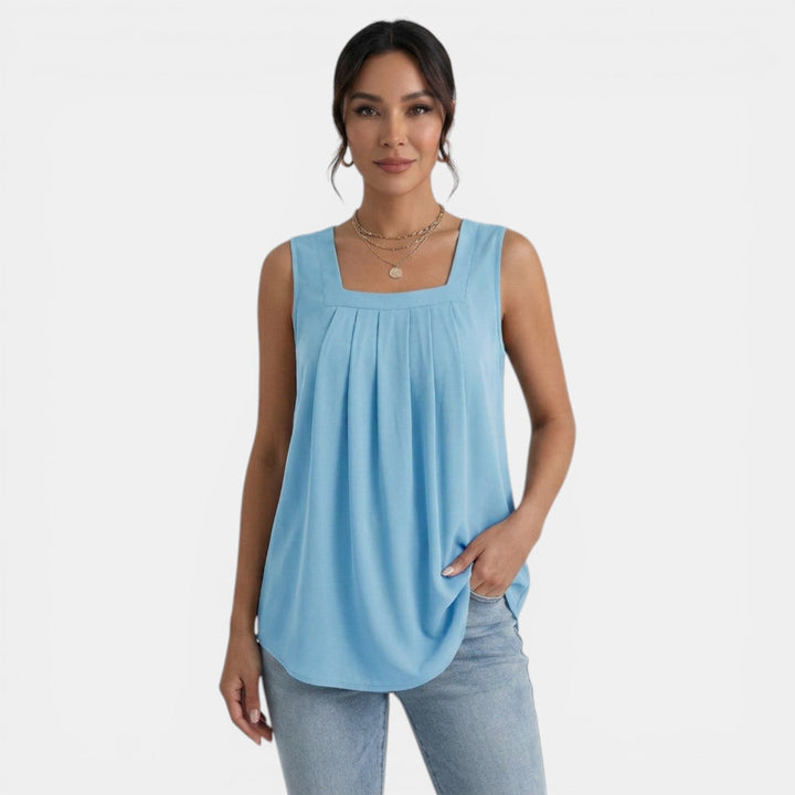 Top Mujer Verano Cuello Cuadrado
