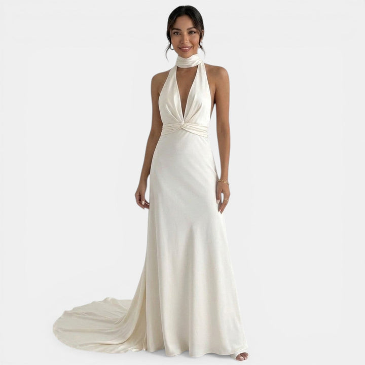 Vestido Novia Largo Ajustado