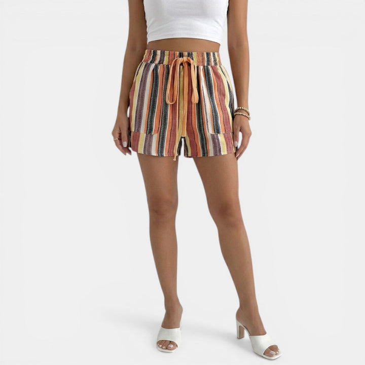 Shorts Mujer Verano Rayas