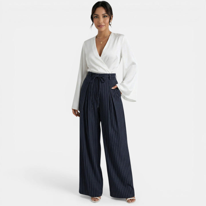 Pantalón Baggy Rayas Mujer