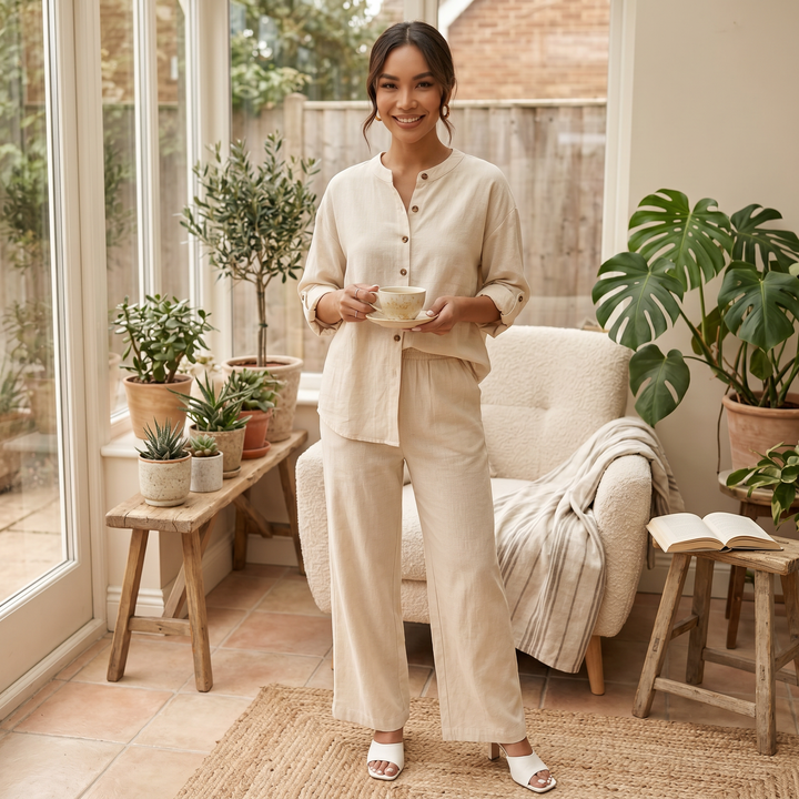 Conjunto Mujer Lino Verano