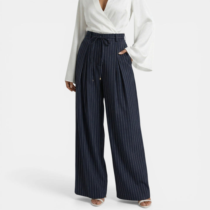 Pantalón Baggy Rayas Mujer