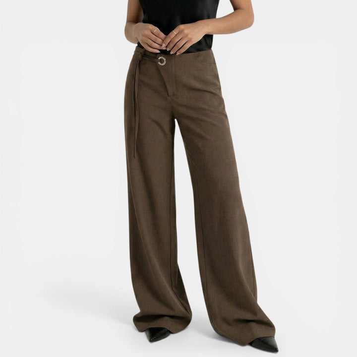 Pantalón Mujer Elegante Fluido