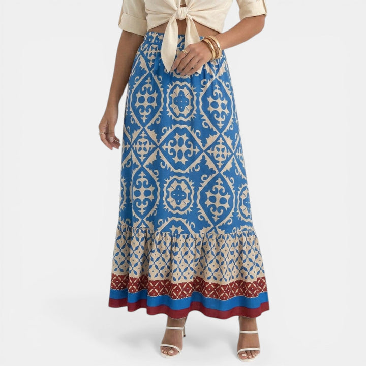 Falda Larga Verano Mujer