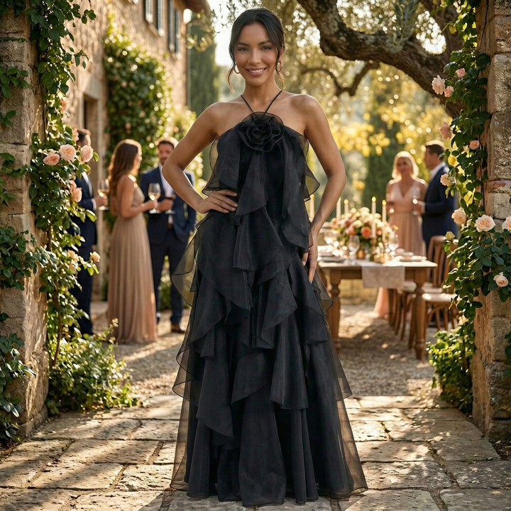 Vestido Largo Elegante Mujer