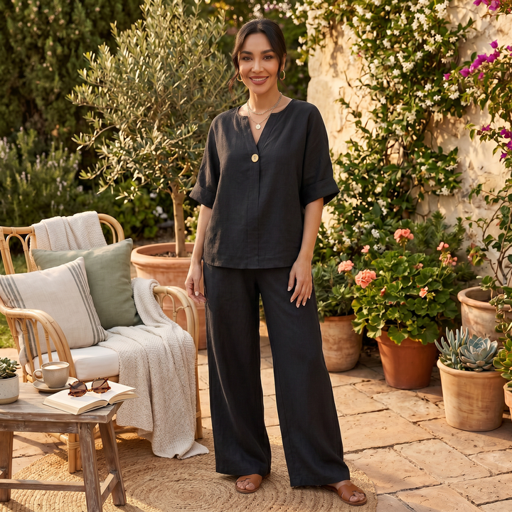 Conjunto Mujer Elegante Pantalón