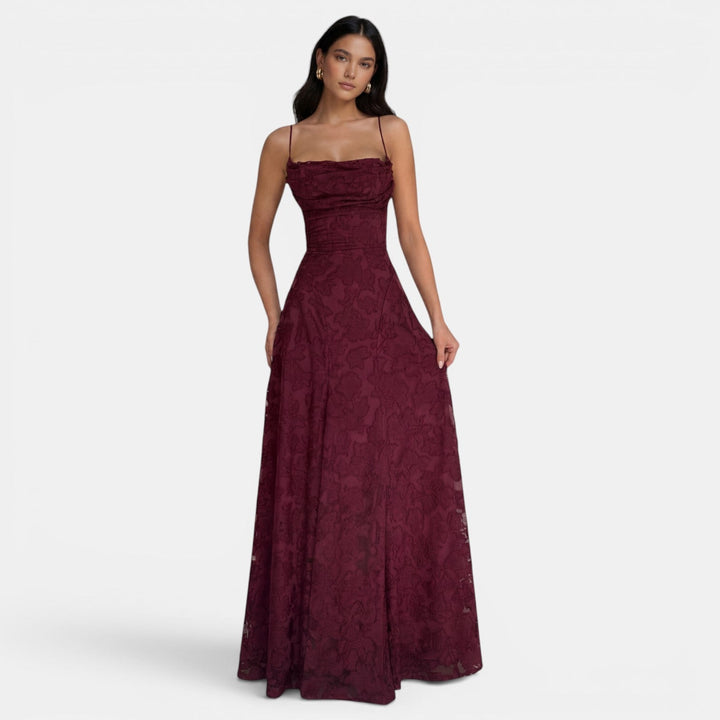 Vestido Mujer Ajustado Sin Espalda con Lazos