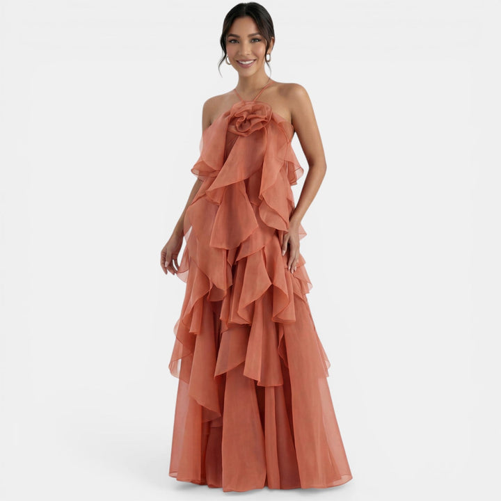 Vestido Largo Elegante Mujer
