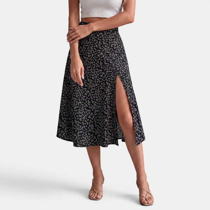 Falda Floral Mujer Ajustada