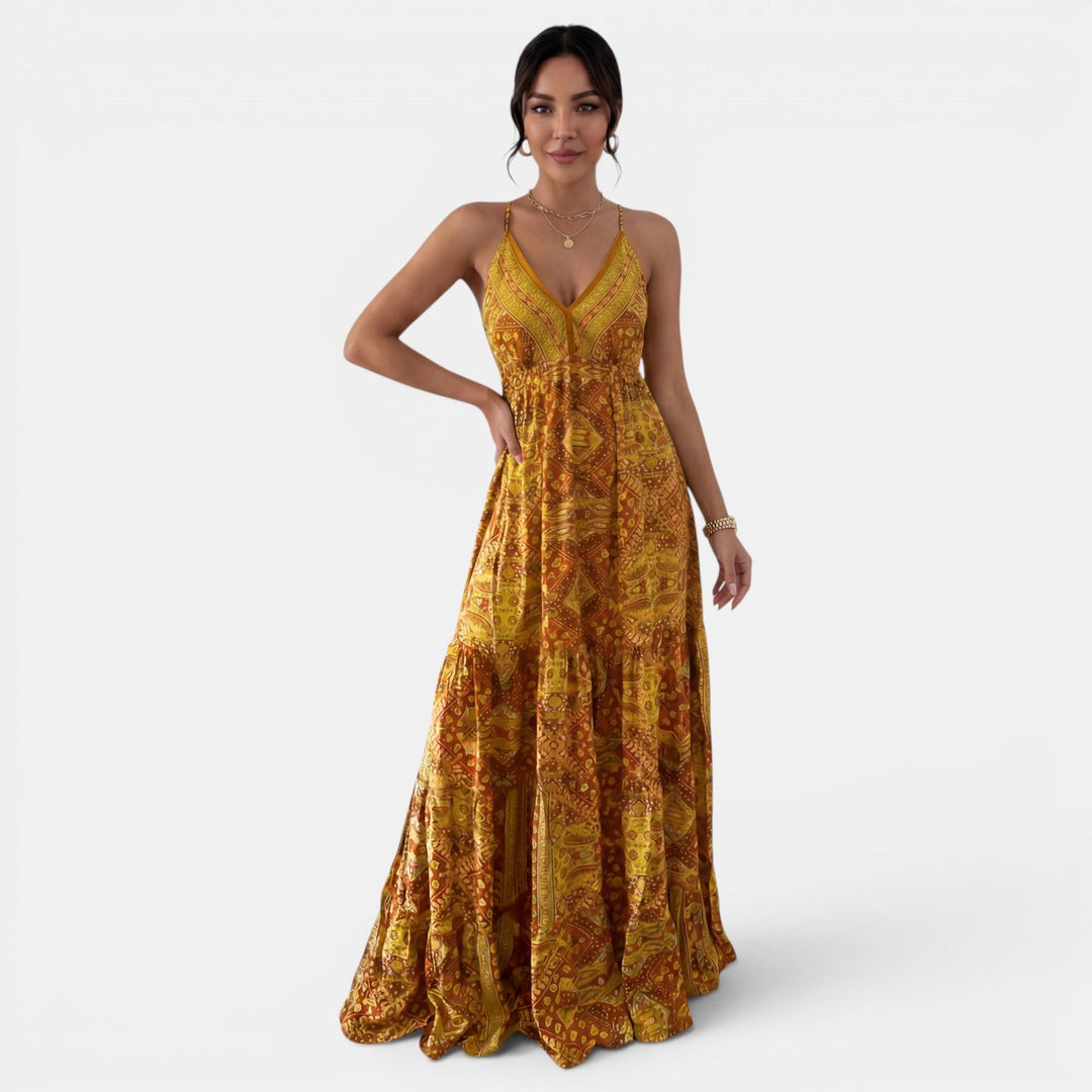 Vestido Largo Boho Mujer Tirantes Verano