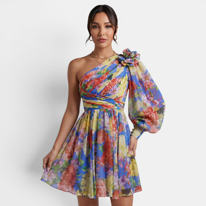 Vestido Corto Mujer Floral Verano