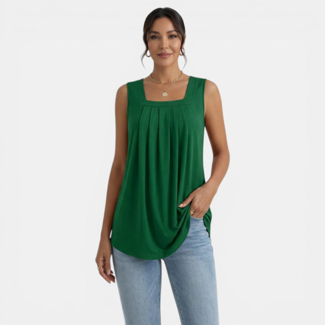 Top Mujer Verano Cuello Cuadrado