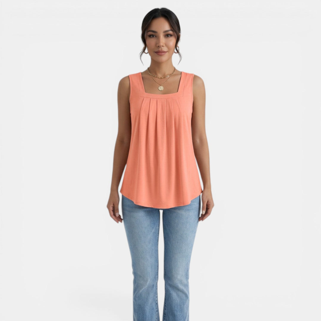 Top Mujer Verano Cuello Cuadrado