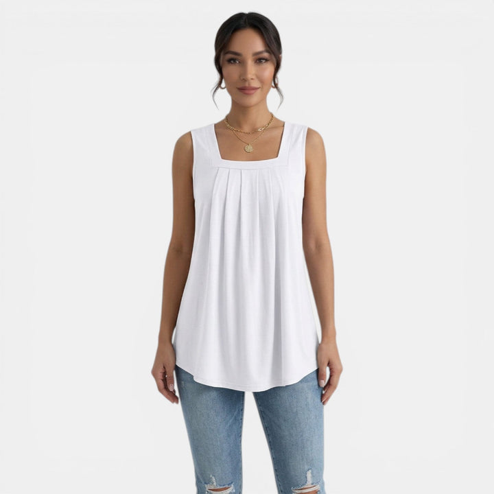 Top Mujer Verano Cuello Cuadrado