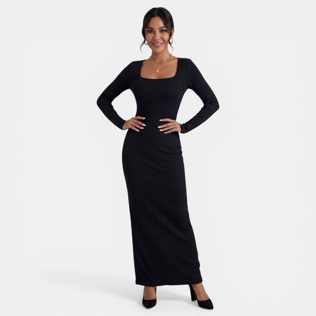 Vestido Maxi Moldeador Mujer Doble Capa