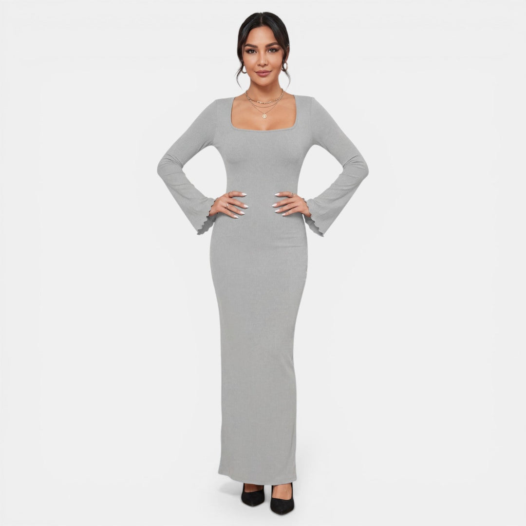 Vestido Maxi Moldeador Mujer Doble Capa