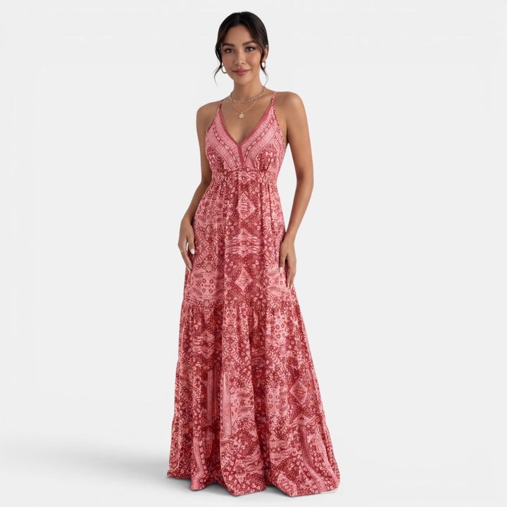Vestido Largo Boho Mujer Tirantes Verano