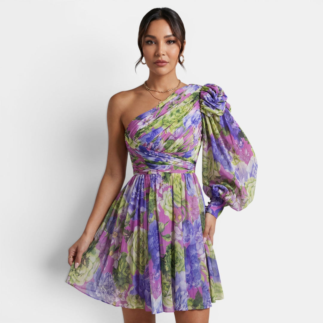 Vestido Corto Mujer Floral Verano