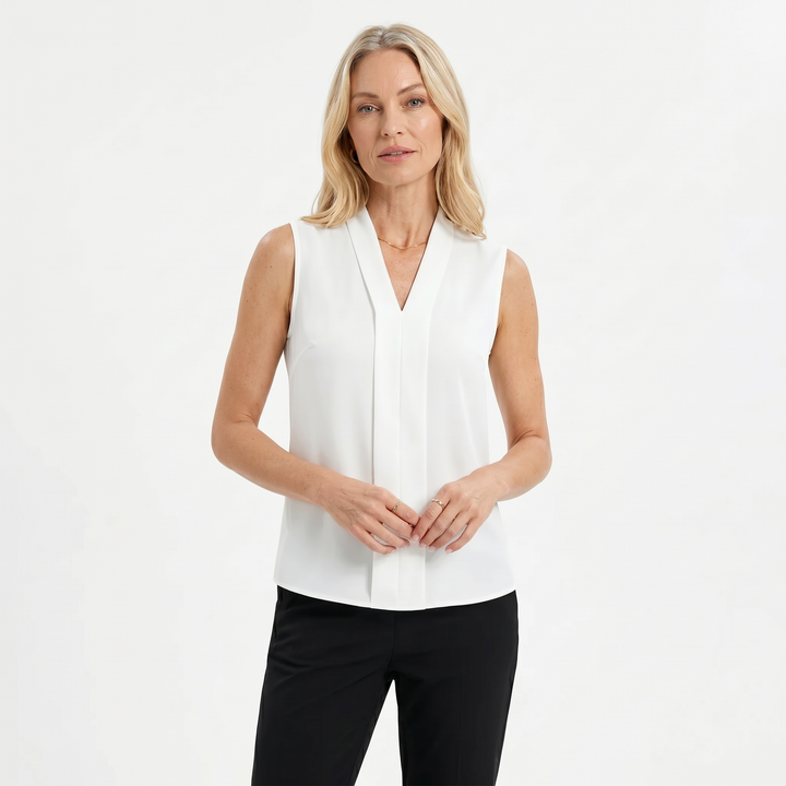 Elena - Blusa Elegante Sin Mangas