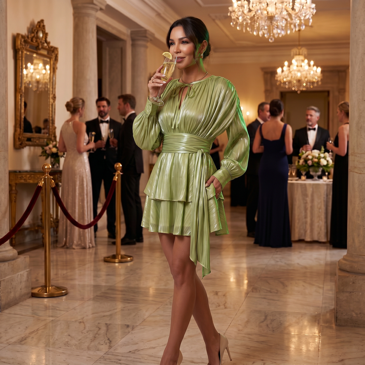 Vestido Corto Elegante Mujer