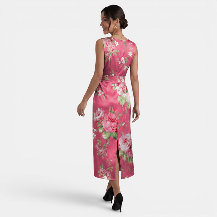 Vestido Midi Floral Mujer Verano