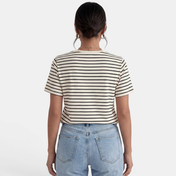 Camiseta Rayas Mujer Básica