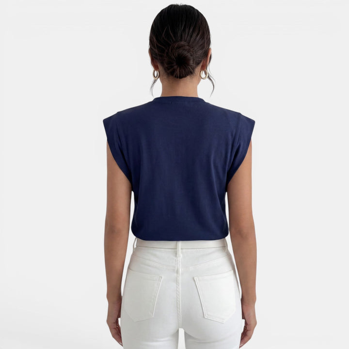 Camisa Mujer Sin Mangas Fluida